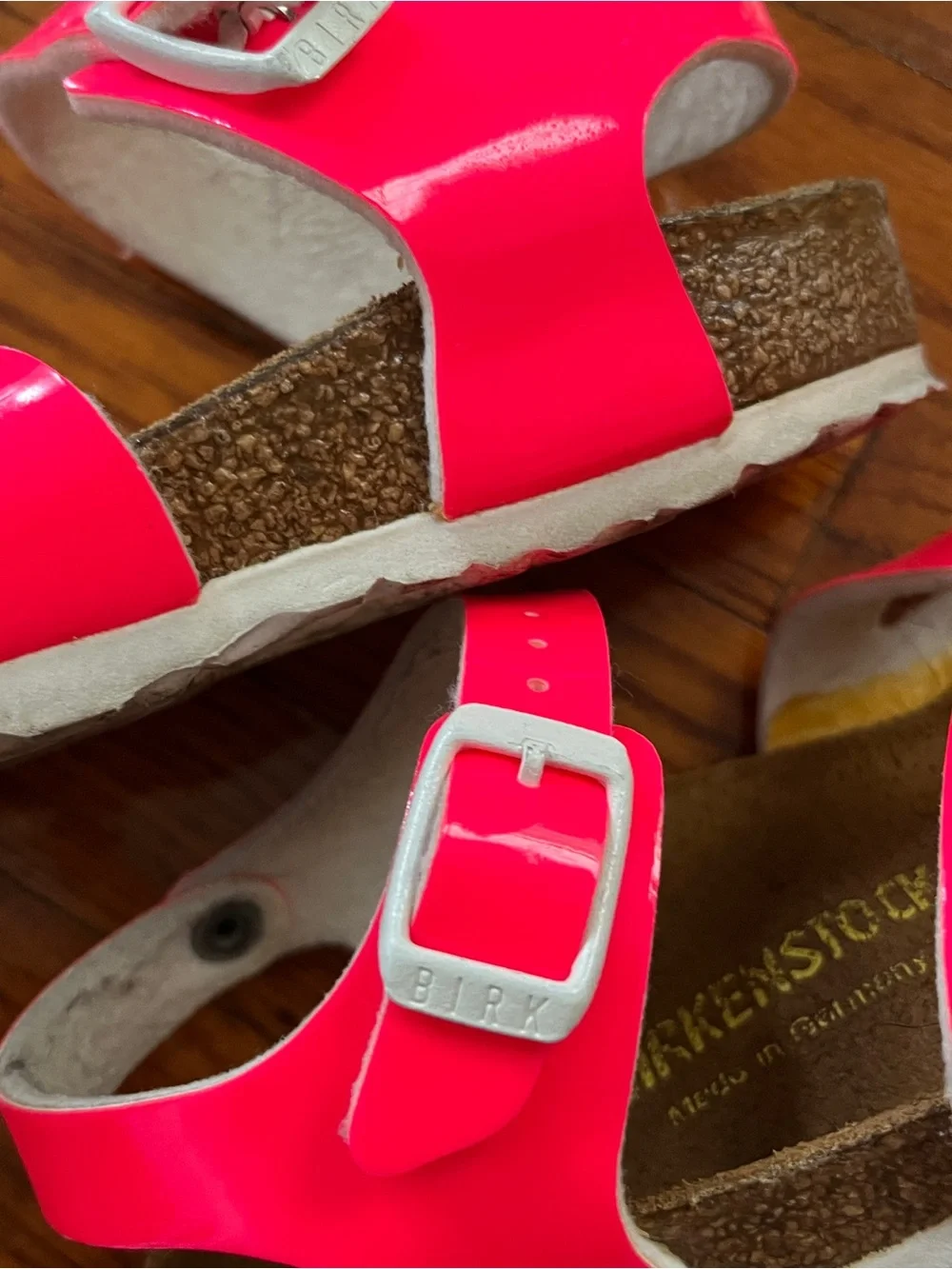 Birkenstock bright neon